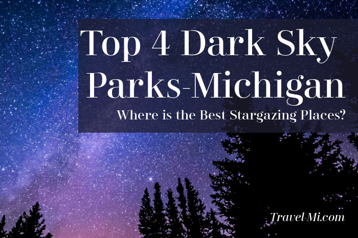 Michigan Dark Sky Parks Map