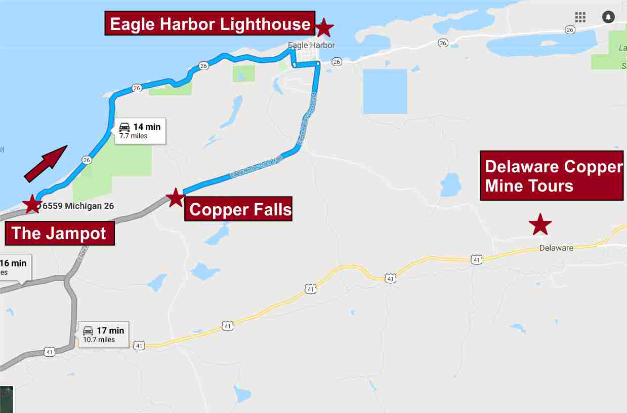 Copper Harbor Michigan 7 Surprisingly Cool Things To Do Michigan   Eagle Harbor And Copper Harbor Map 