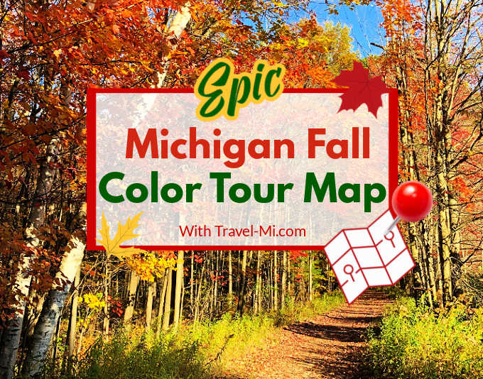Epic Michigan Fall Tour FREAKIN' AWESOME! | Interactive Map | Leaf Peeping in Petoskey, M-119 Tunnel of Trees, Harbor Springs, Good Hart, Cross Village