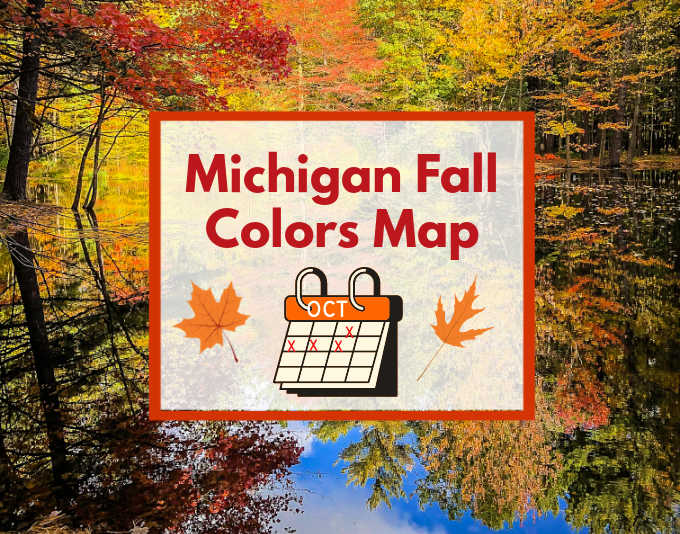 (UPDATED Oct 6, 2023) Michigan Fall Color Map  | Incredible DESTINATIONS, Hikes | When Can We See Fall Colors in Michigan? | Autumn Colors | Peak Fall Foliage