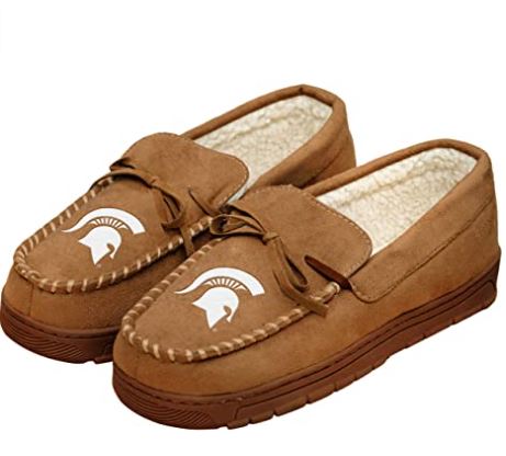 Nfl football mens team logo moccasin slippers shoe hot sale