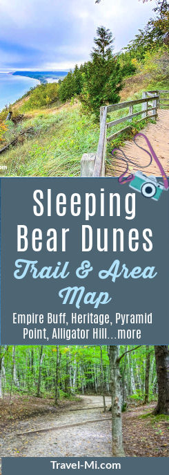 Ultimate Sleeping Bear Dunes Map - Hiking Trails -Empire Bluff,Pyramid