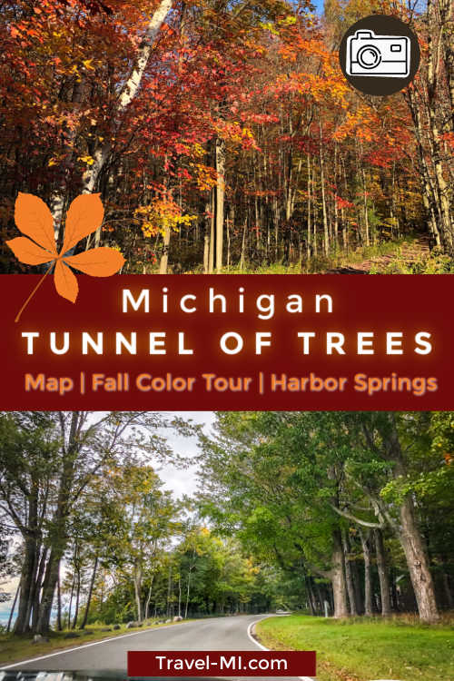 Michigan Tunnel of Trees - Guide and Map of Scenic Color Tour
